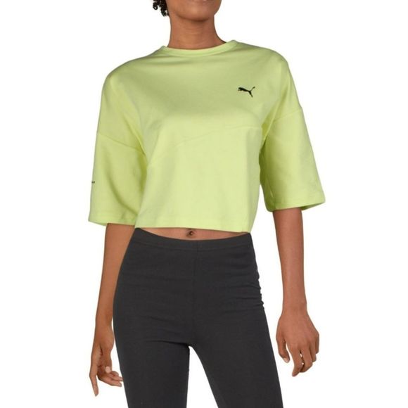 PUMA Evide Form Stripe Crop Tee Size XL - Picture 1 of 7